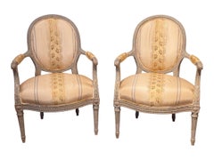 Pair of Louis XVI Fauteuils