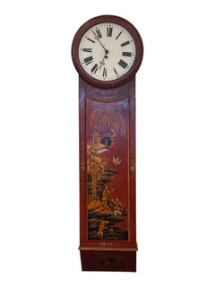 Orologio da parete in stile chinoiserie del XIX secolo