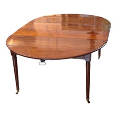 Directoire Drop Leaf Table with Additional Leaf