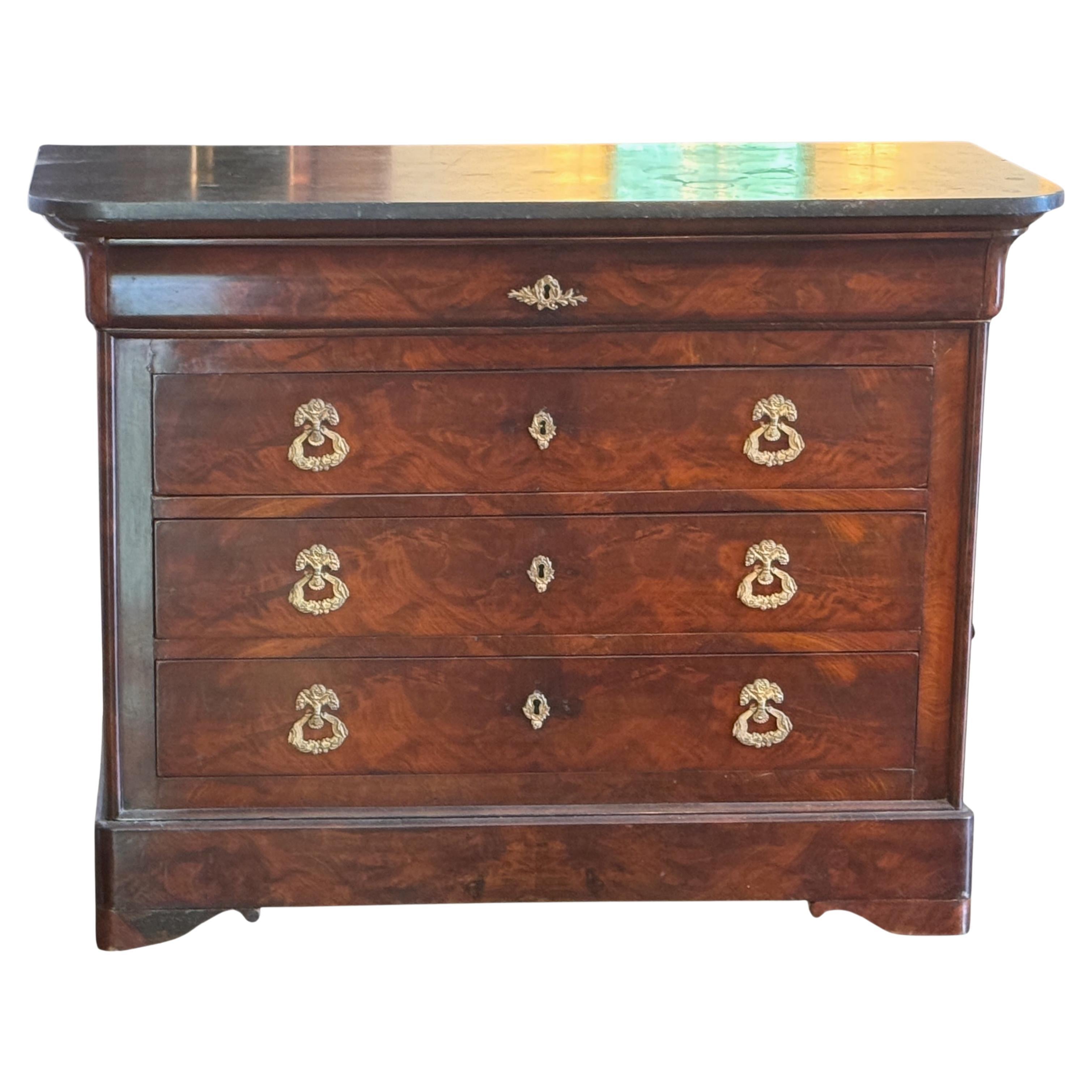 Louis Philippe Marble-Top Commode For Sale