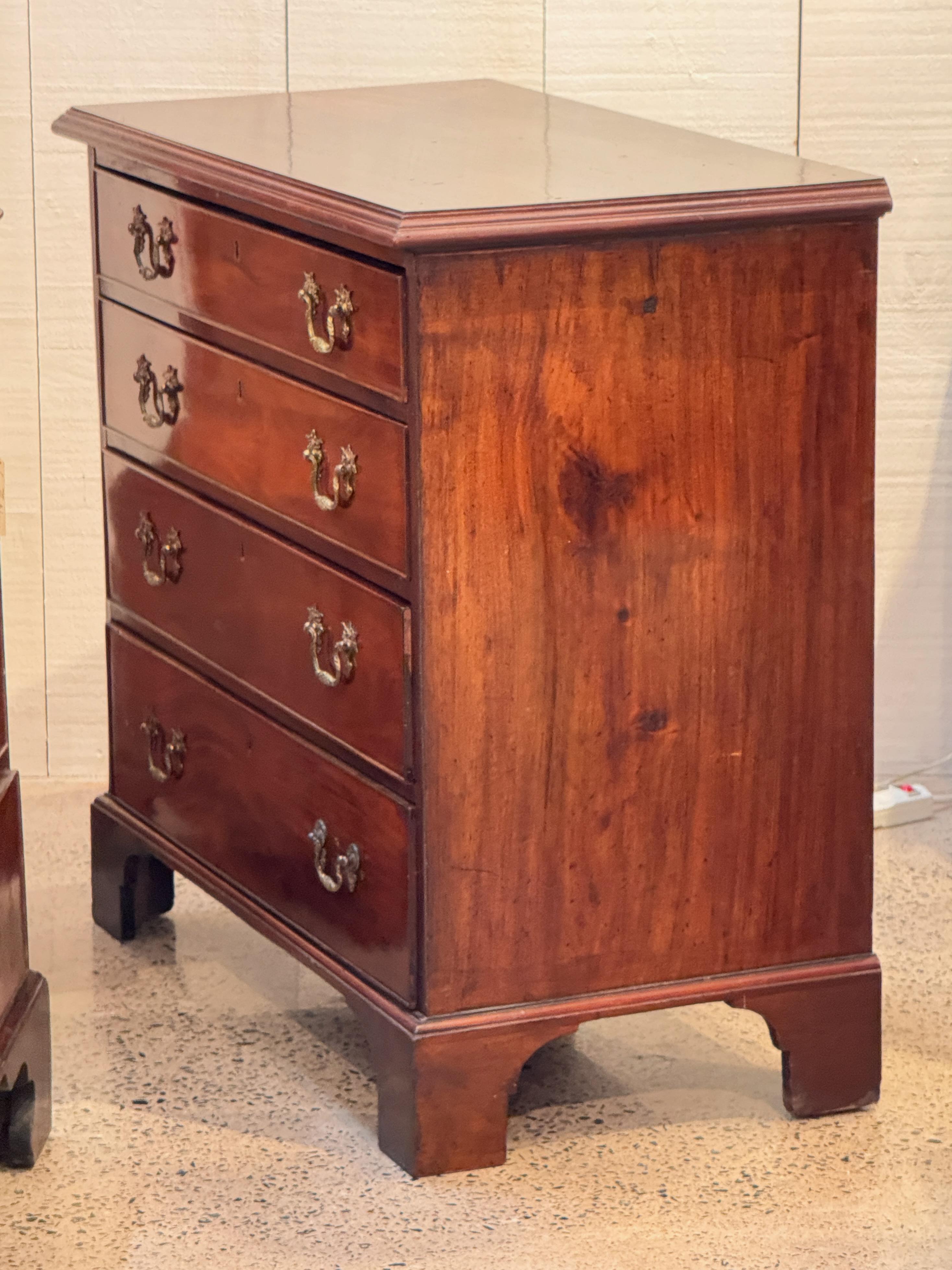 George III Mahogany Chest of Drawers For Sale 2