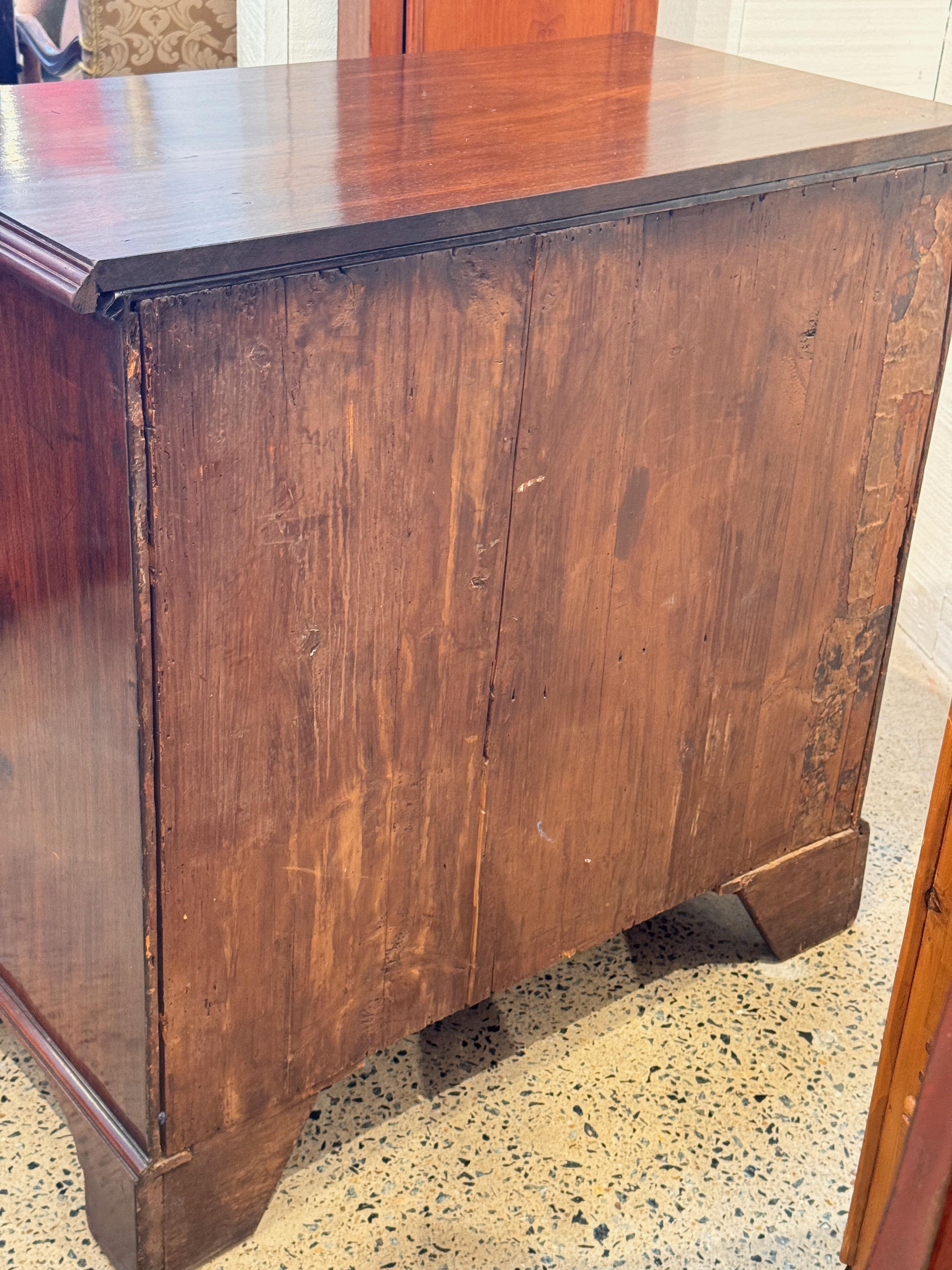 George III Mahogany Chest of Drawers For Sale 4