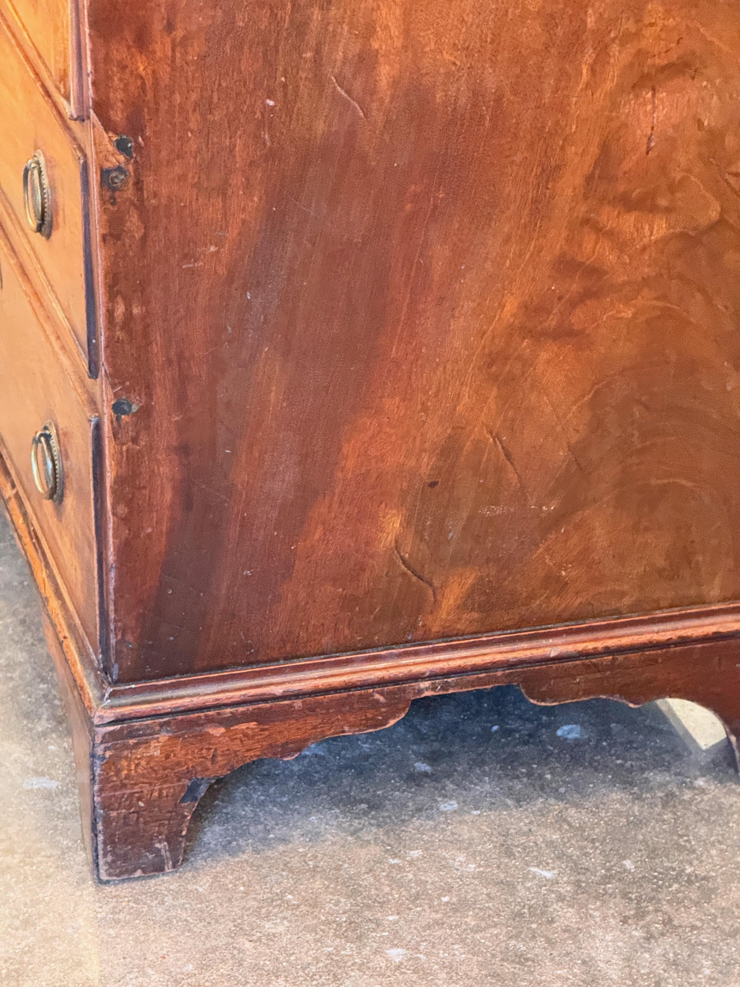 George III Mahogany Chest, 18th Century For Sale 5