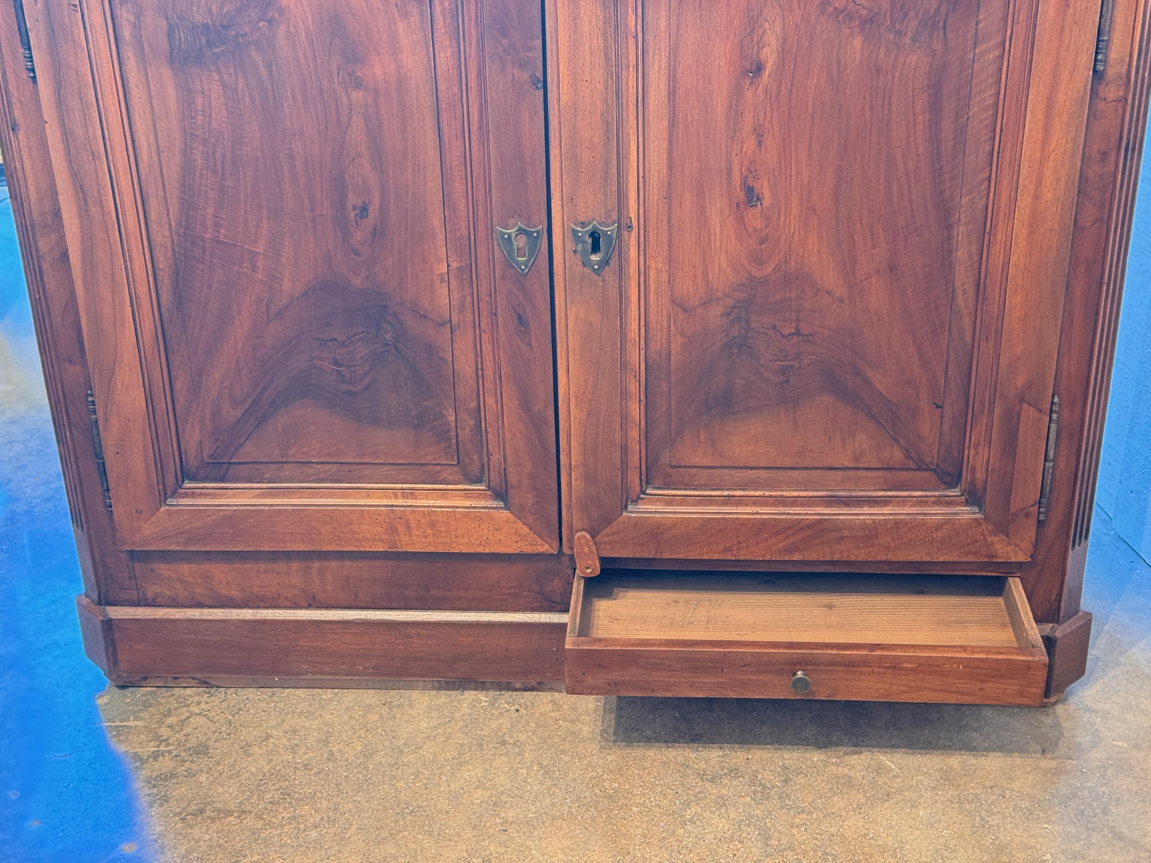 Louis Philippe Walnut Buffet For Sale 1
