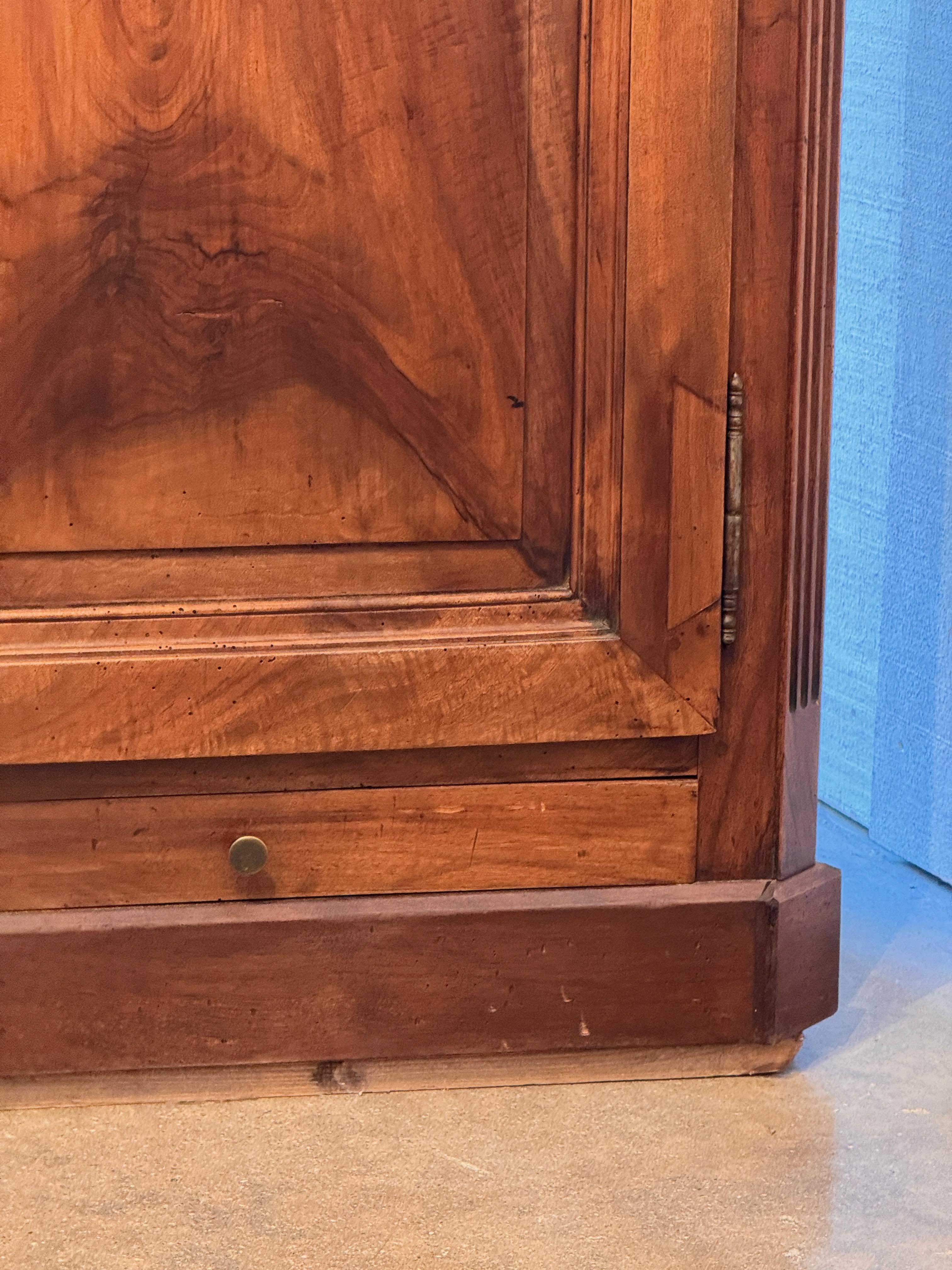 19th Century Louis Philippe Walnut Buffet For Sale