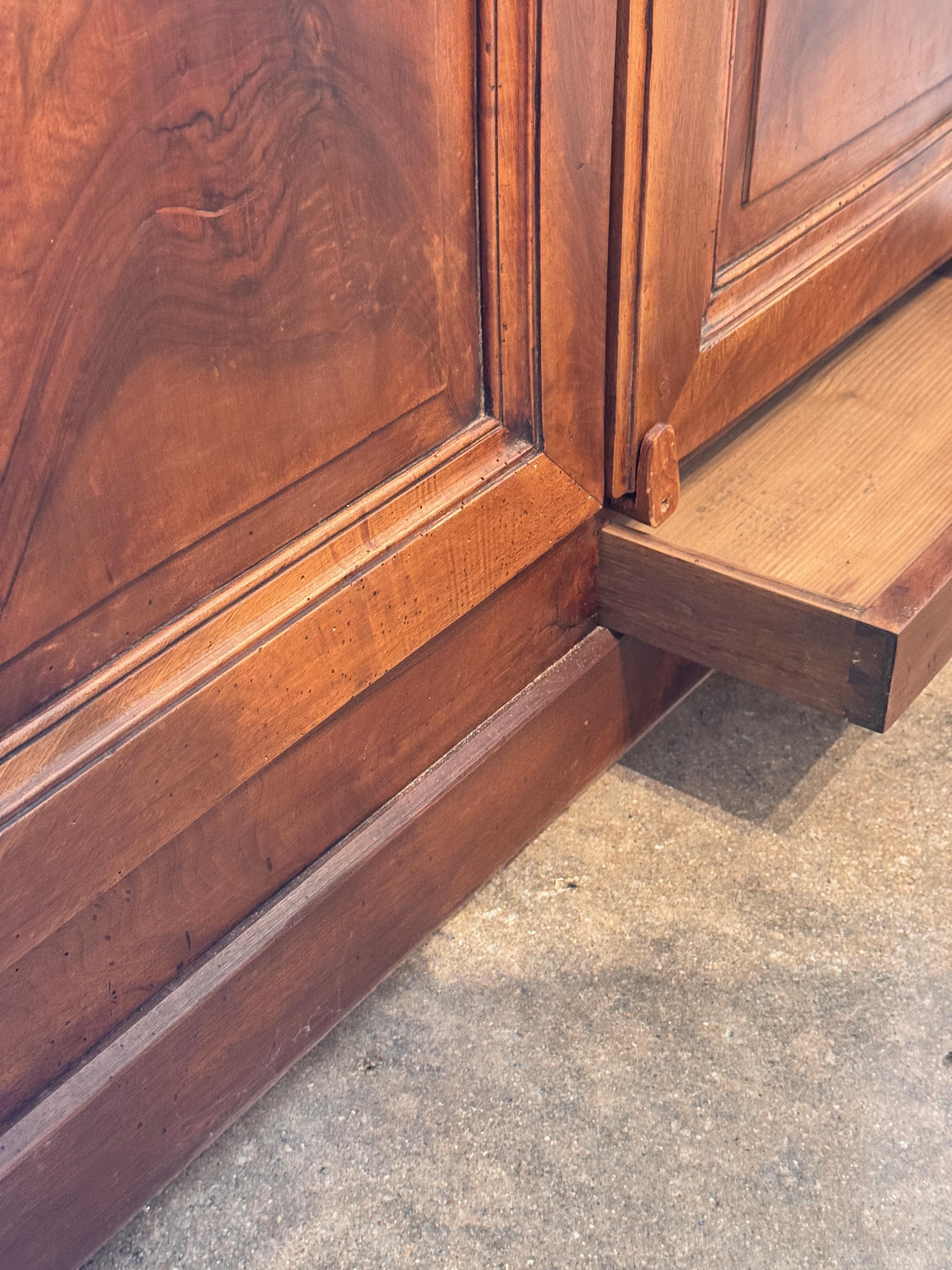 Louis Philippe Walnut Buffet For Sale 2
