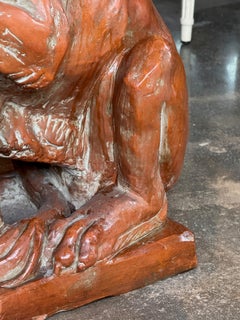 Vintage English Terracotta Lion