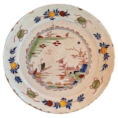 18th Century Dutch Delft Plate