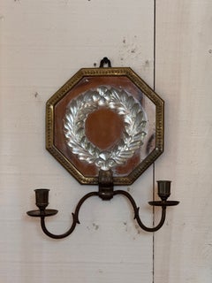 Pair of 19th Century French Mirrored Sconces