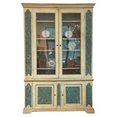 19th Century Italian Painted Breakfront