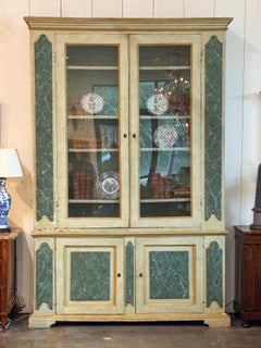 19th Century Italian Painted Breakfront