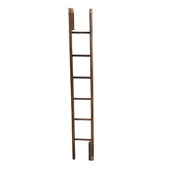 British Leather and Brass Studded Elephant Ladder