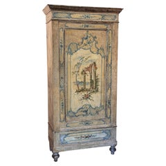 19th Century Venetian Painted Armoire