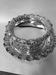 Gorgeous Sterling Silver Centerpiece and under Tray, circa 1900 by Mouser