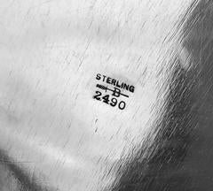 American Sterling Silver Art Nouveau Inkwell Boston Silver Co., circa 1900