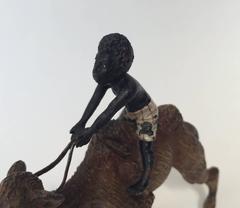 Antique Austrian Miniature Cold Painted Bronze, circa 1890