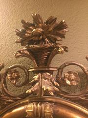 Austrian 19th Century Carved Giltwood Bullseye Mirror