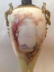 Sèvres Style Urn by C. La Barre 41", circa 1900 Monumental