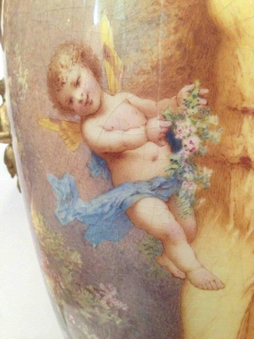 Hand-Painted  Sèvres Style Urn by C. La Barre 41