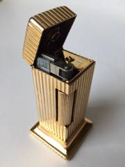 Vintage Dunhill "Fluid" Table Model Lighter Gold-Plated, circa 1950