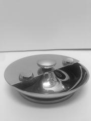Mid Century Chrome Flying Saucer Shape Ashtray c1950s