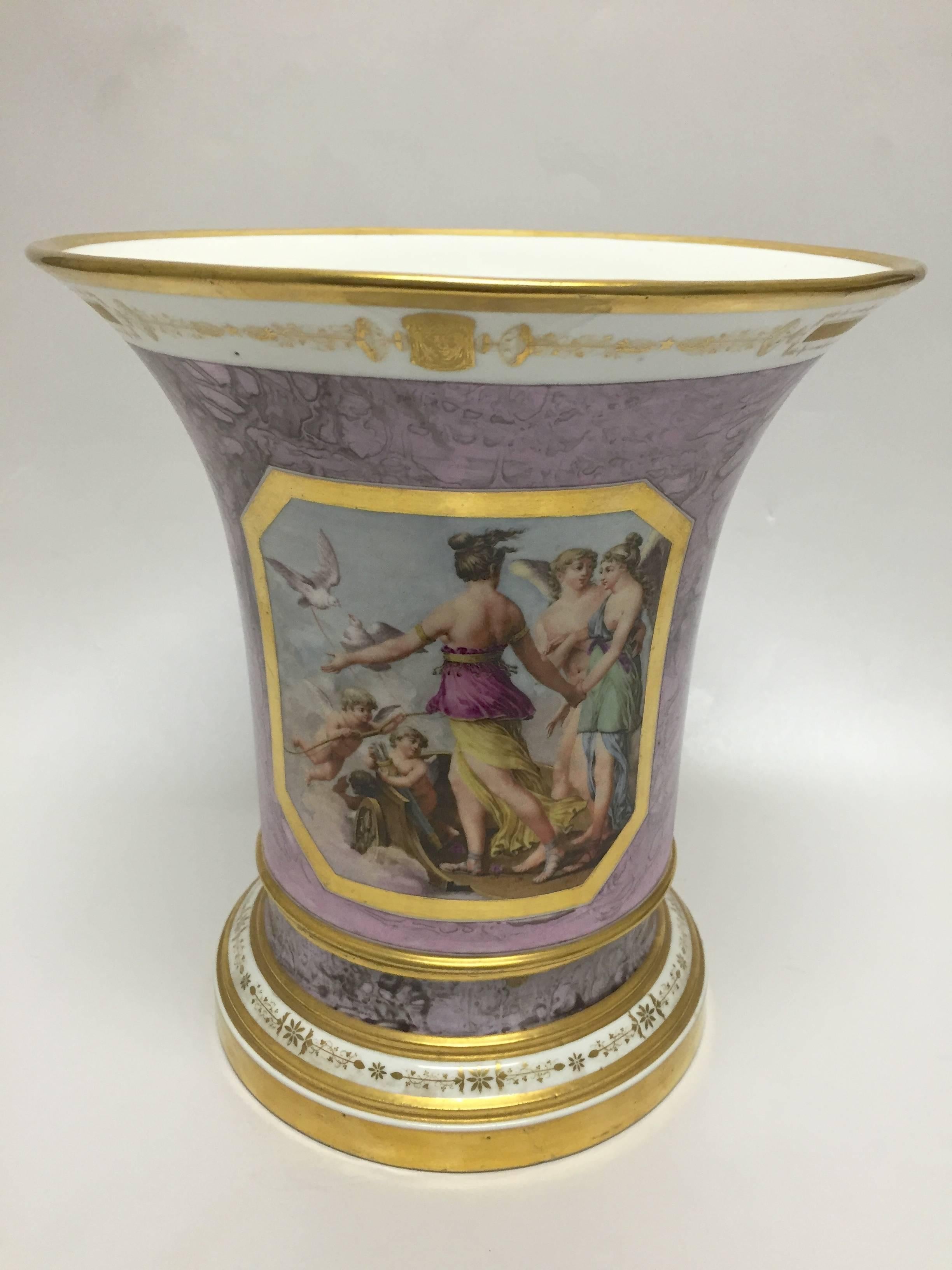 Period Vienna Porcelain Cachepots of the Highest Quality Early 19th Century For Sale 1