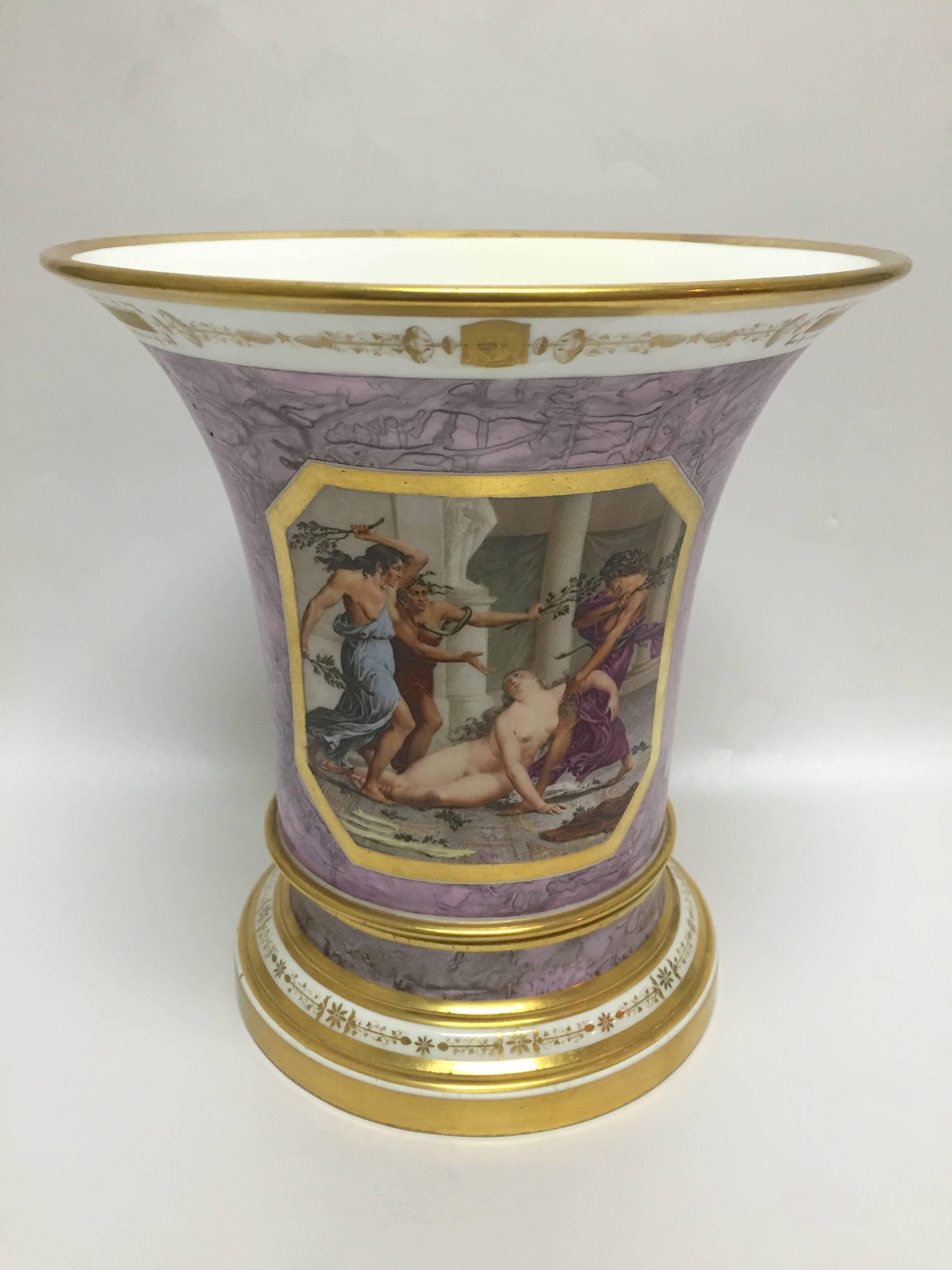 Period Vienna Porcelain Cachepots of the Highest Quality Early 19th Century For Sale 2