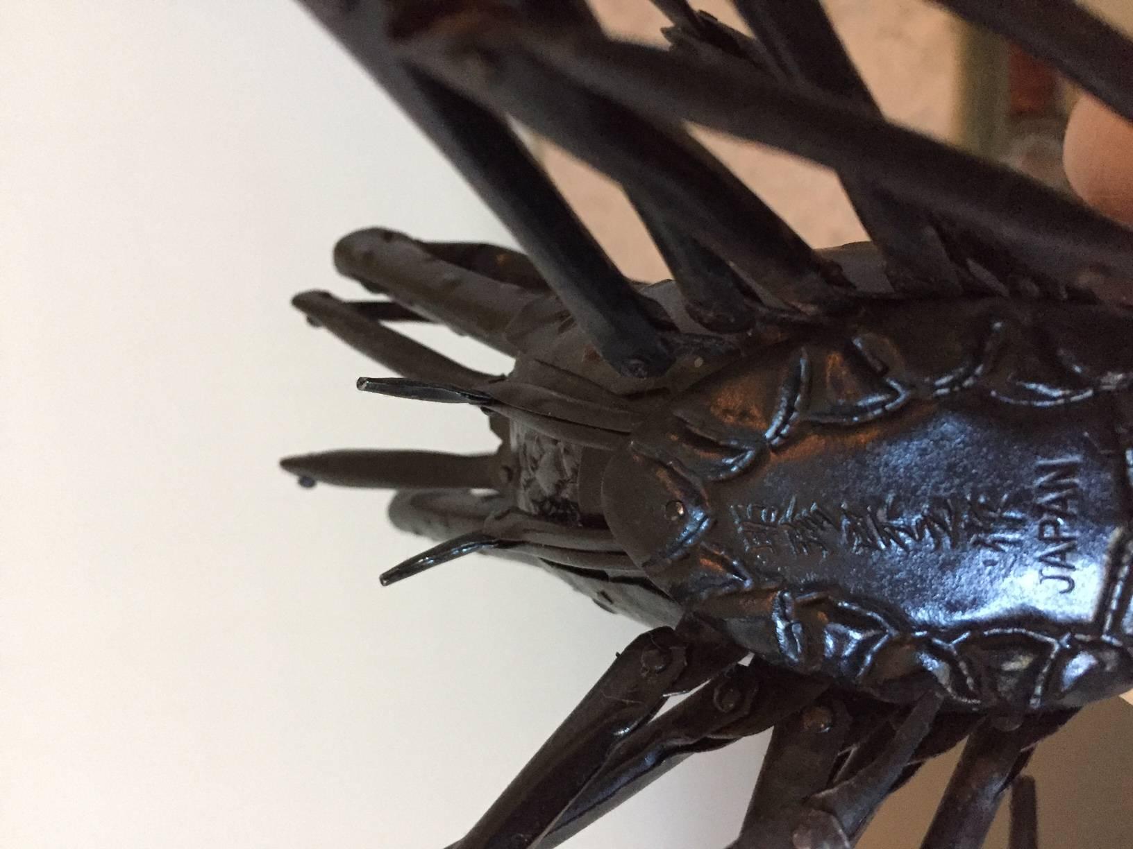 Japanese Articulated Crawfish Signed, circa 1890, Meiji Period For Sale 4