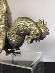 Rooster Form Table Garniture Finely Cast Silver Plate, circa 1930s