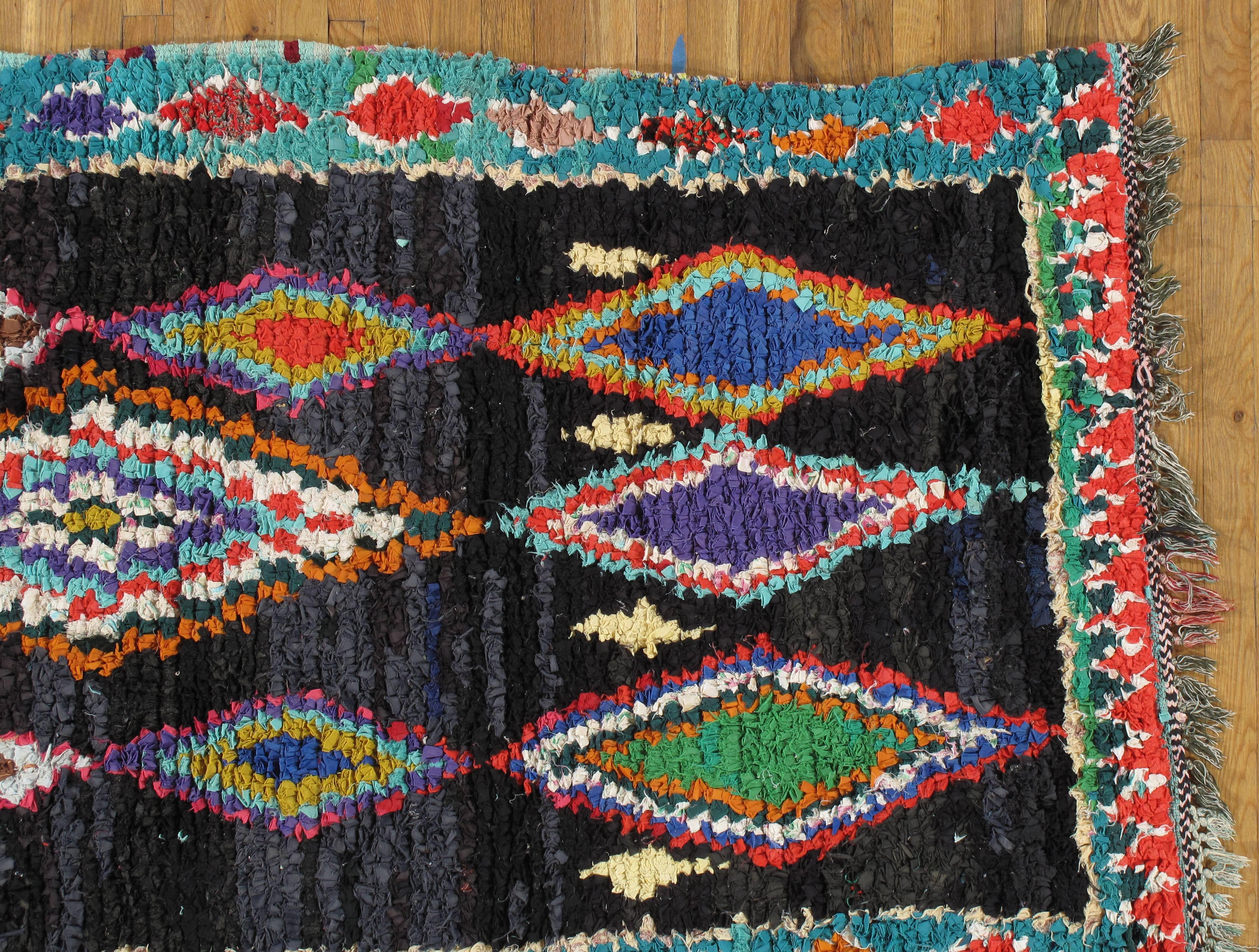 Hand-Knotted Moroccan Rug