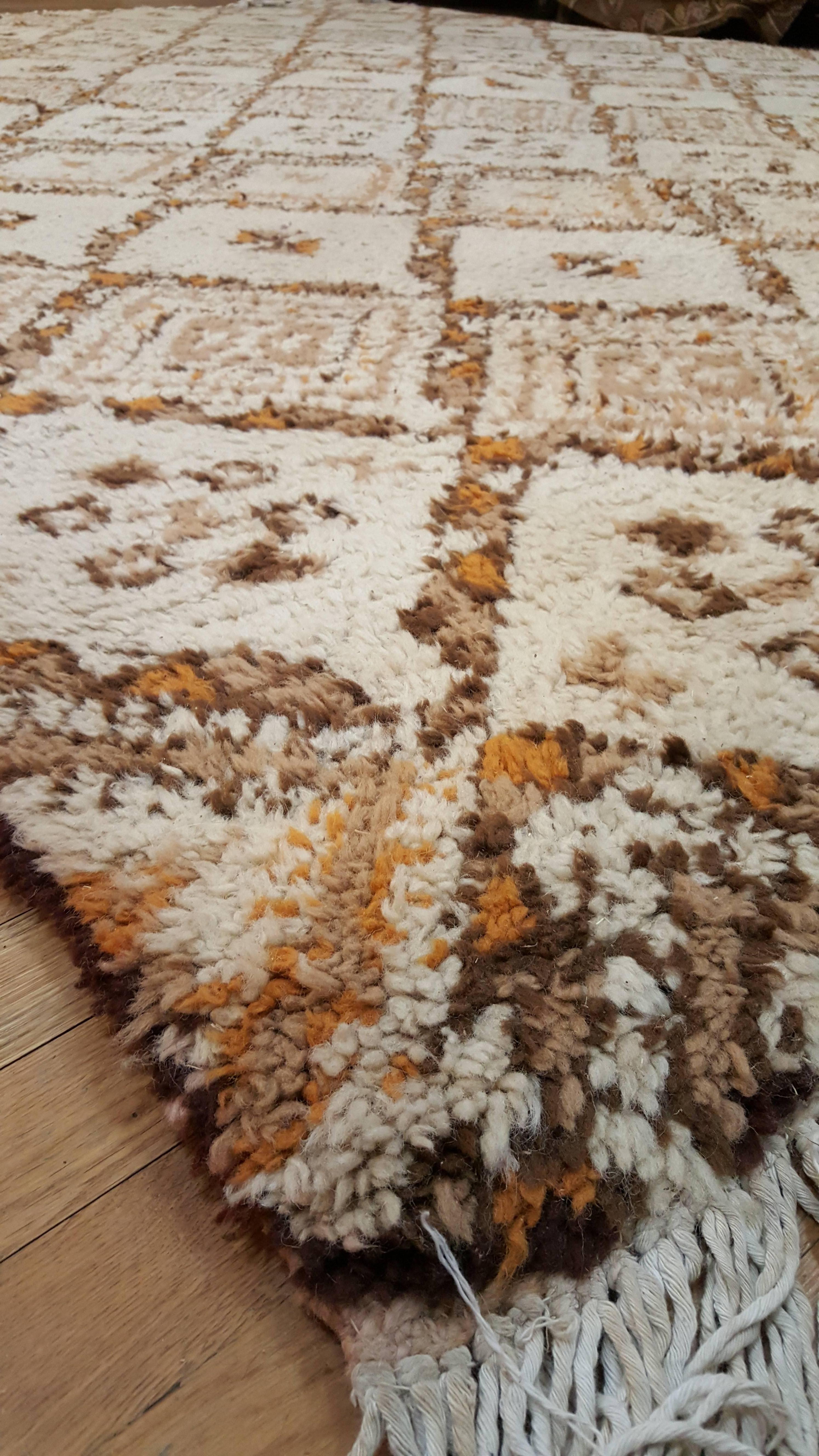 Hand-Knotted Commercial Production Carpet from Rabat, circa 1970 For Sale