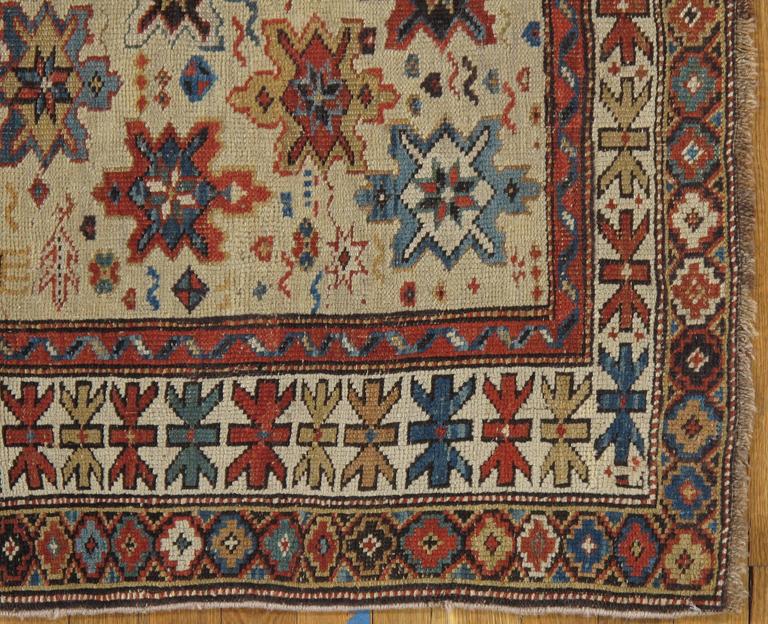 Antique Russian Shirvan Rug, Oriental Rugs, Russian Rugs at 1stDibs