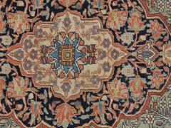 Antique Mohtasham Kashan Rug
