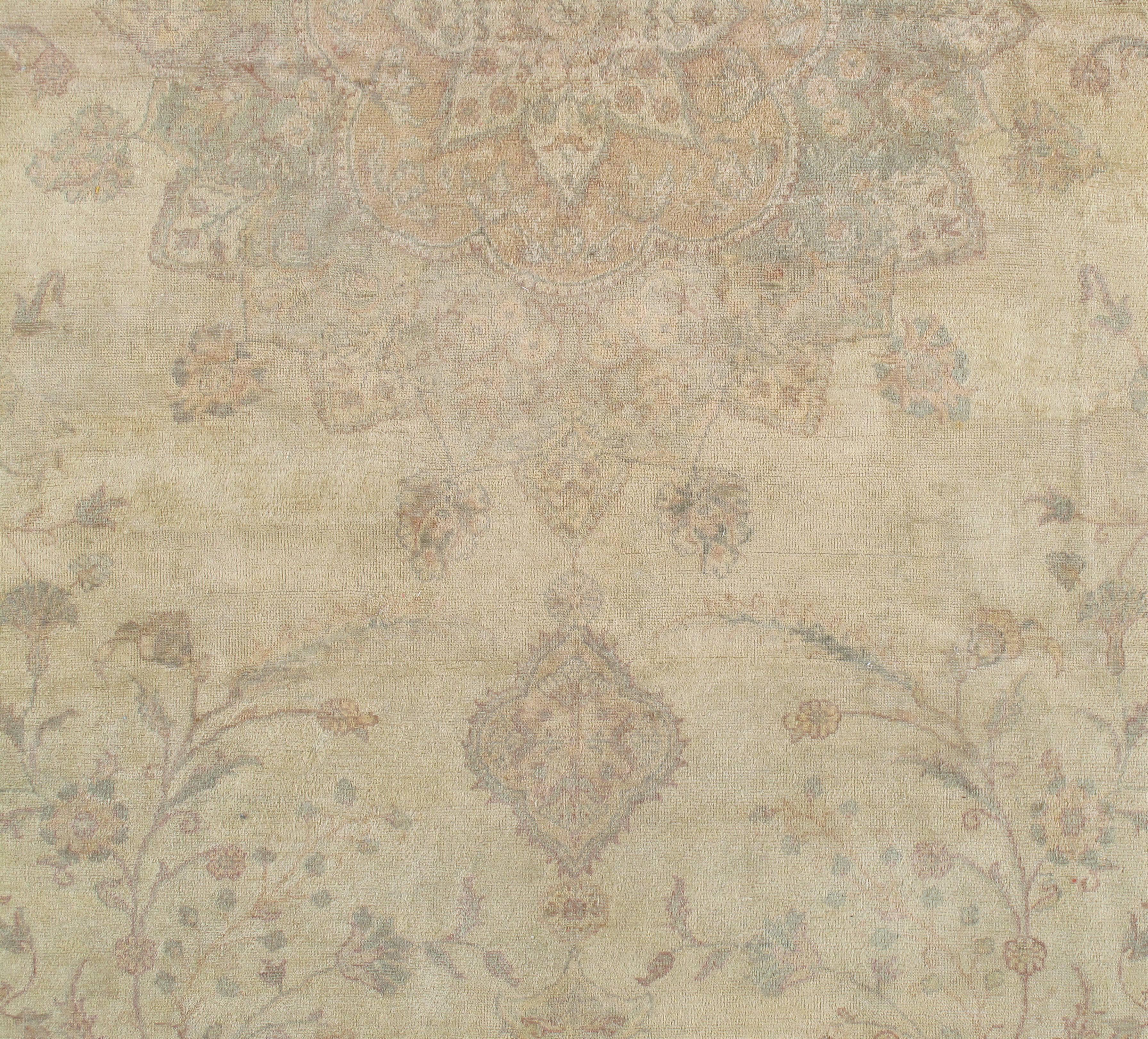 West Anatolia is one of the largest weaving regions in Turkey. Since the 15th Century, Turkish rugs have always been on top of the list for having fine oriental rugs. 
Oushak rugs such as this, are desirable in today’s highly decorative market. A