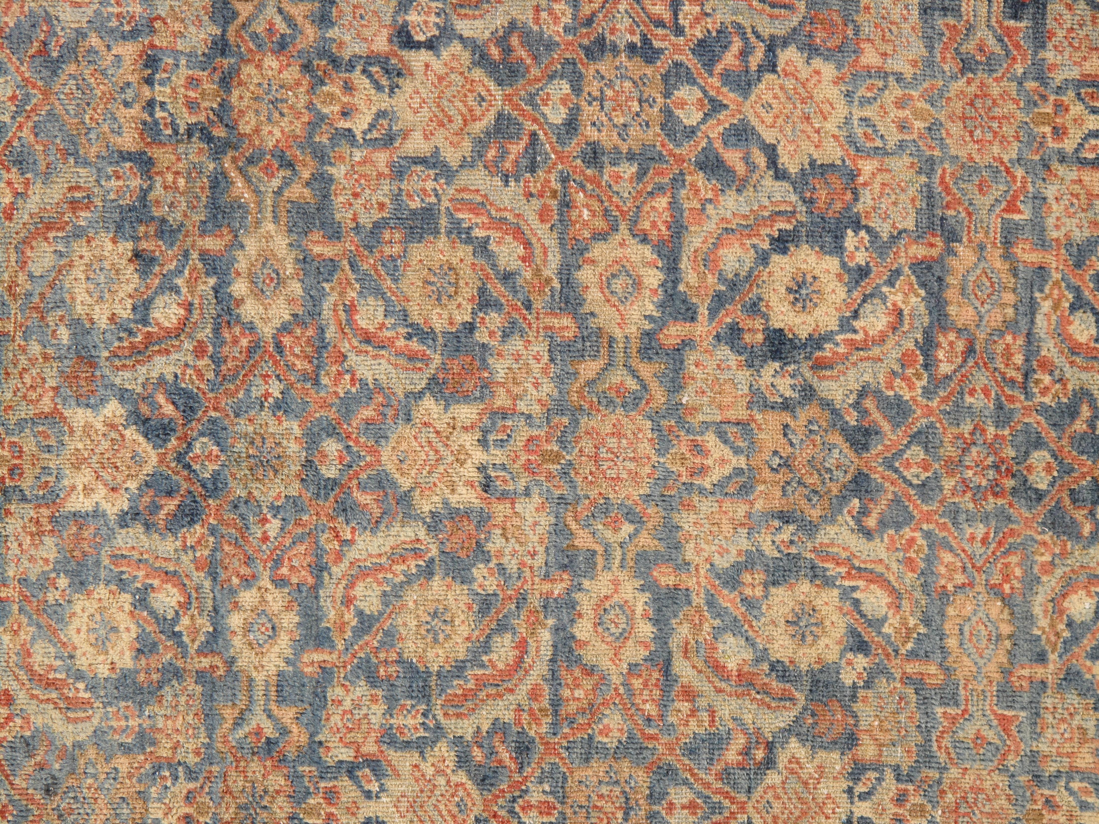 North West Persian Mahal carpet, all-over geometric pattern. Measures: 9 x 12