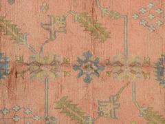 Antique Oushak Rug, Turkish Rugs, Handmade Oriental Rugs, Pink Rug