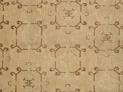 Antique Khotan Rug, Deco Handmade Oriental Rug, Brown and Pink Rug