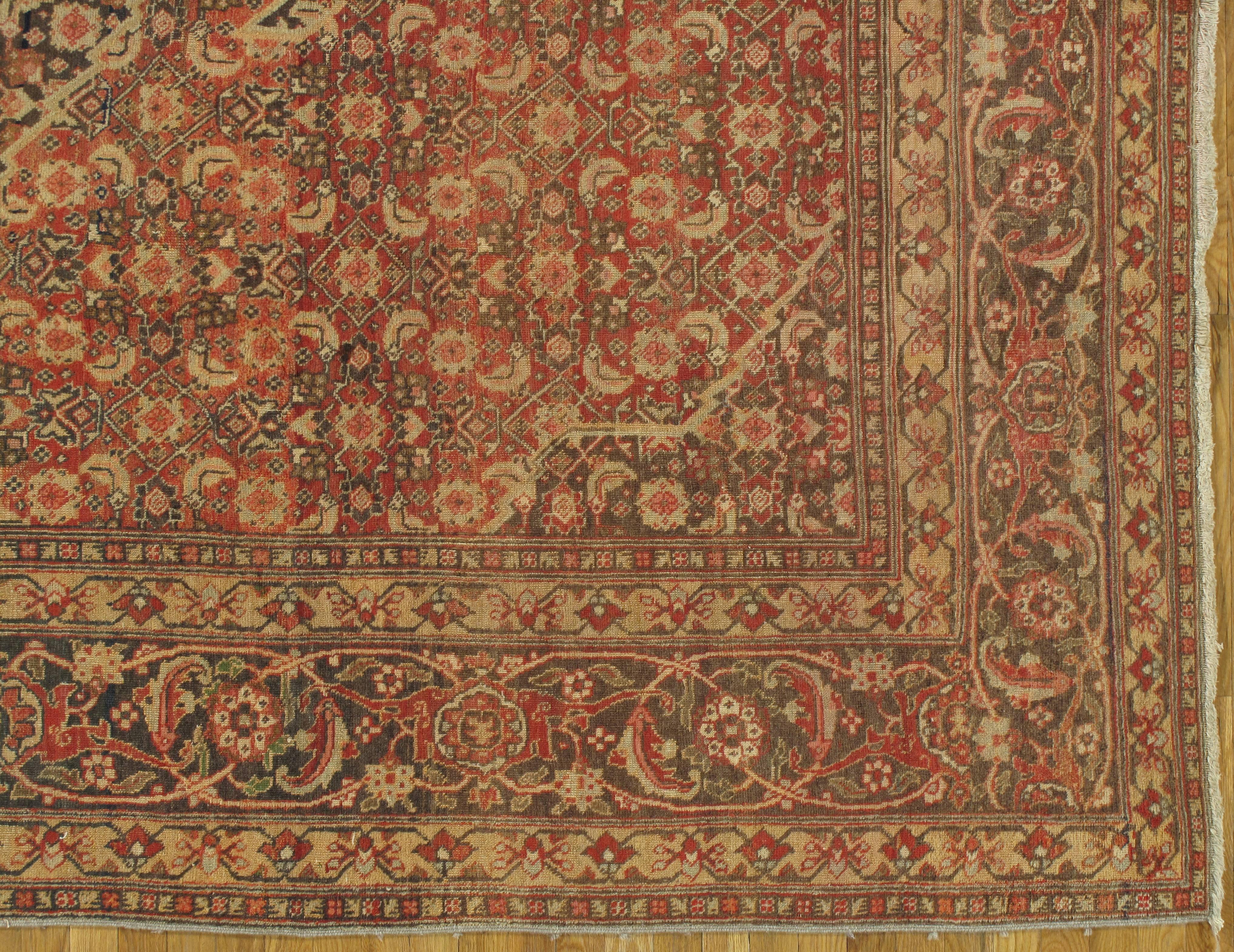 Tabriz is an important weaving centre in North West Persia and has been since the 16th century. This city has become one of the leading producers of carpets in the east. In the 19th century, most of these works of art ended up in the American