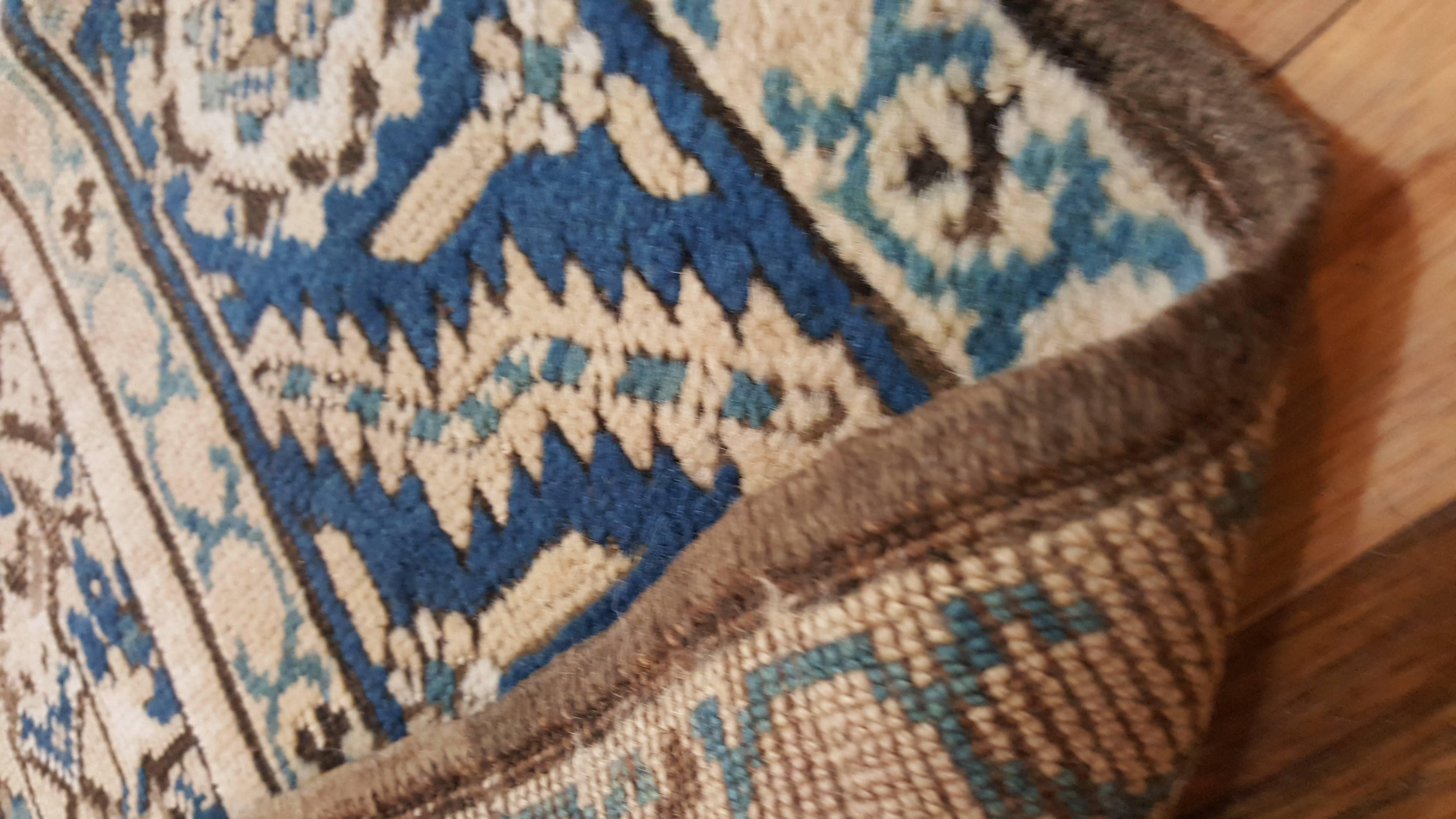 Laine Tapis oriental ancien persan Bakhshaish, taupe fait à la main en vente