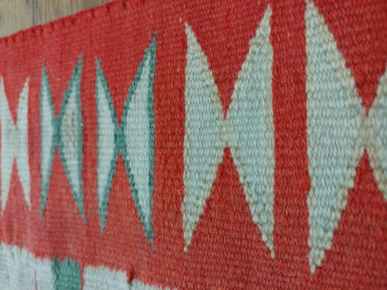 Antique Navajo Germantown Child Blanket Oriental Handmade Wool Rug For Sale At 1stdibs