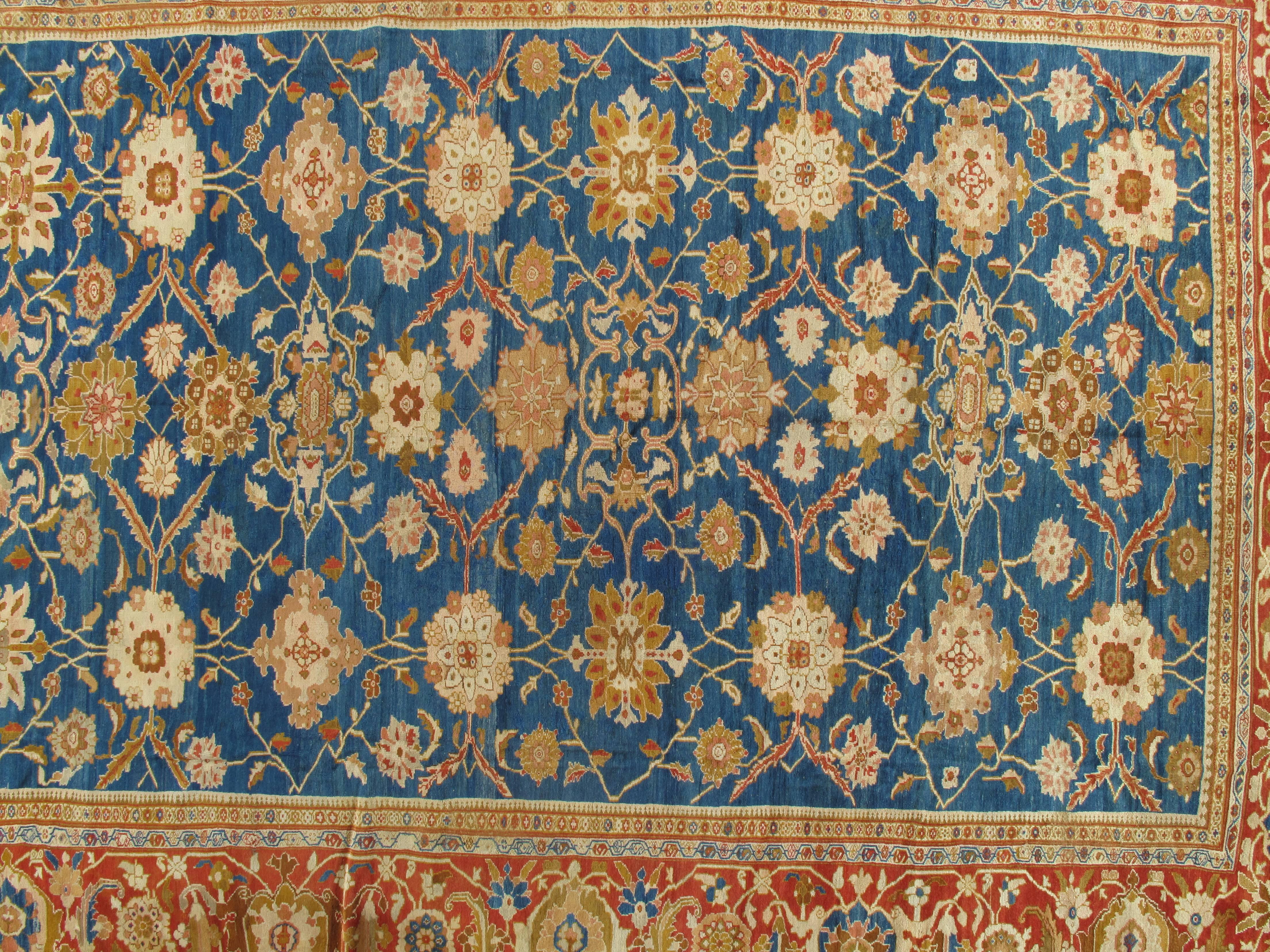 coral persian rug