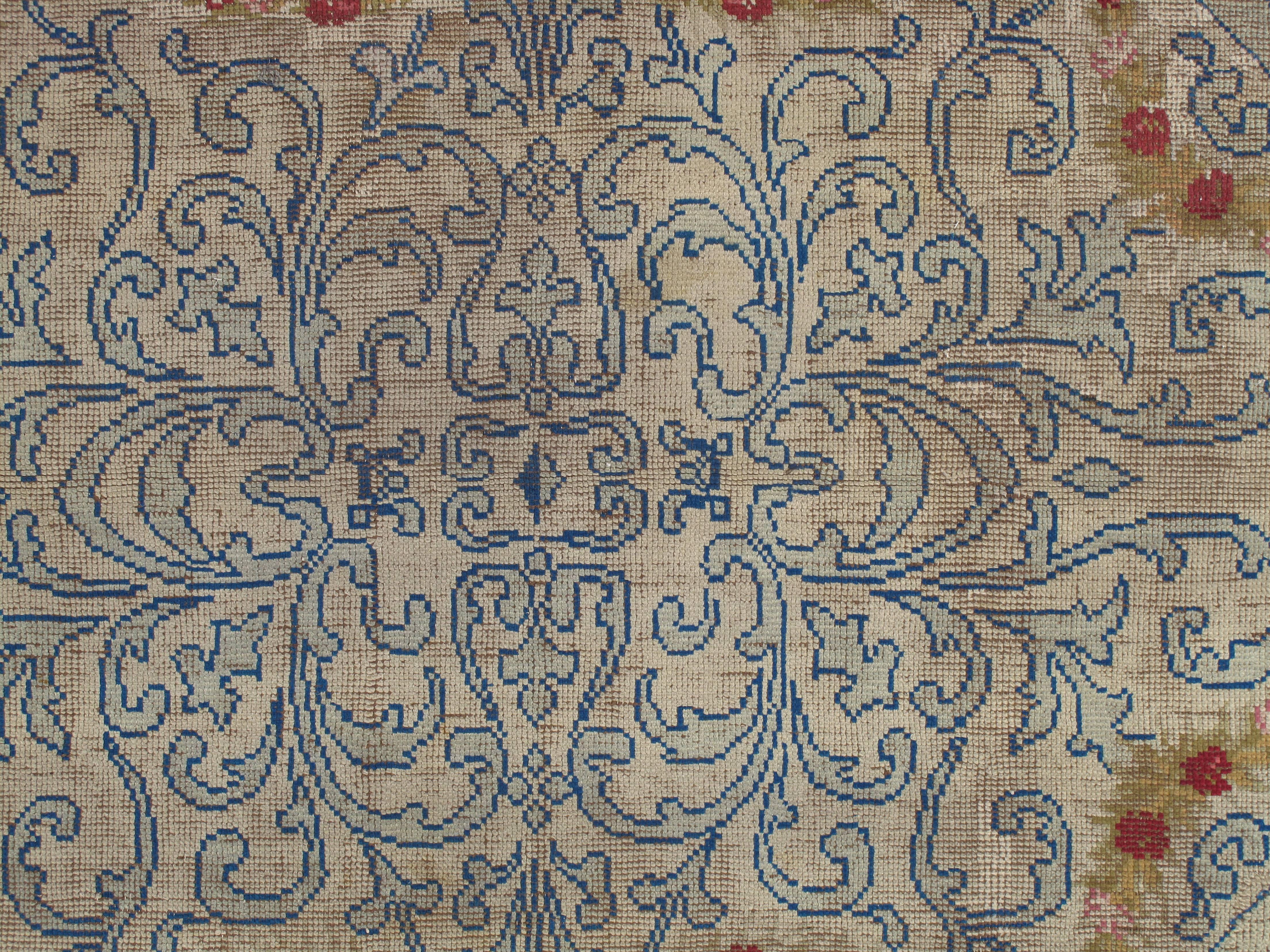 Rug production was introduced to Europe by the Moors of Spain between the 8th and 13th centuries. While Oriental rugs initially had a significant influence on European carpet designs, various regions came to develop their own unique styles and