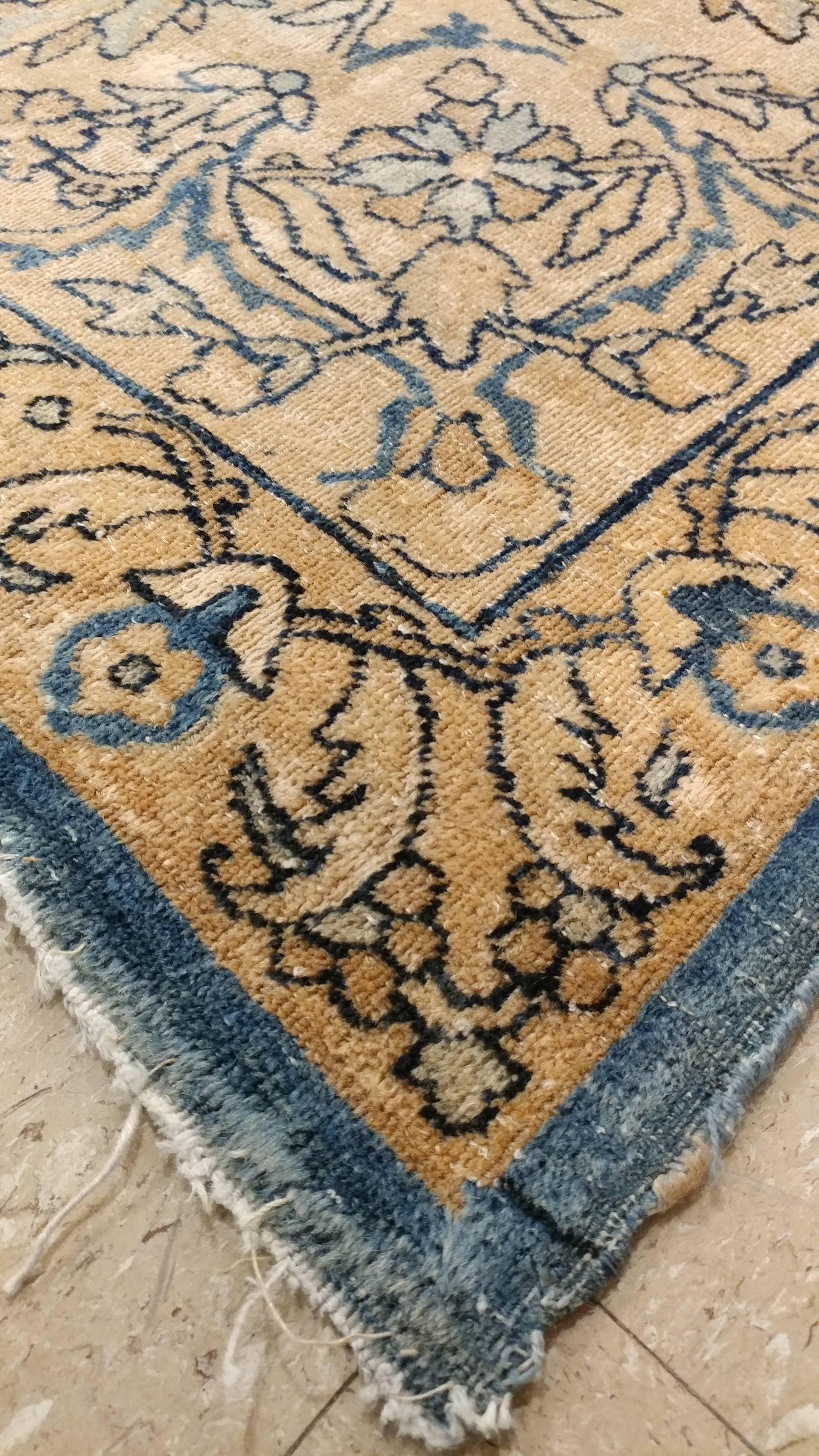 tan oriental rug