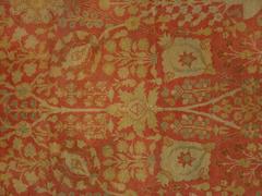 Extremely Fine Antique Sivas Handmade Carpet, Red and Green, All-over Design