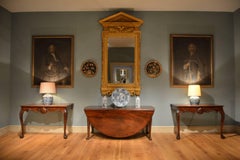 18th Century Pair of Mahogany Console Tables