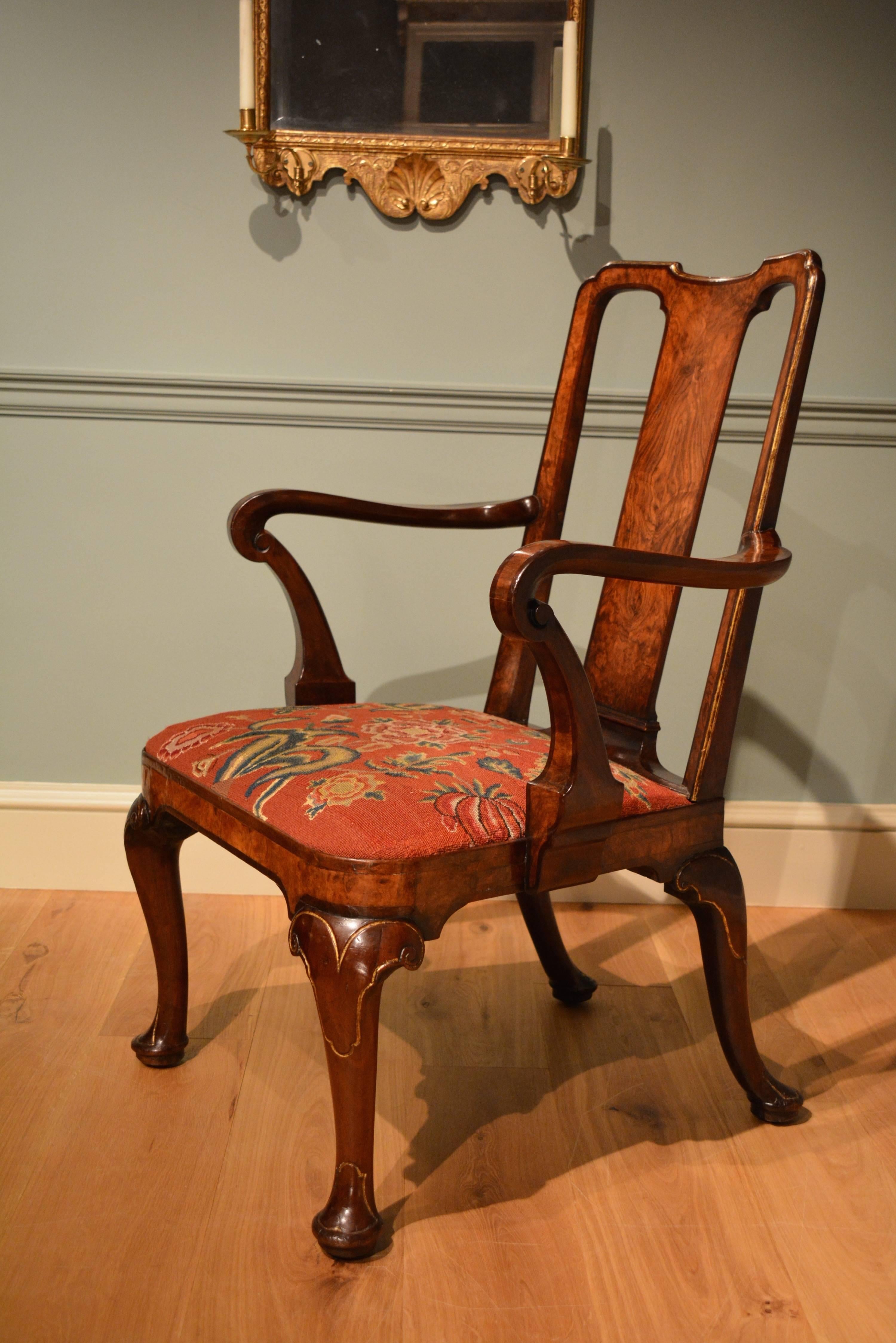Fine Set of Four 18th Century Mahogany Chairs 4