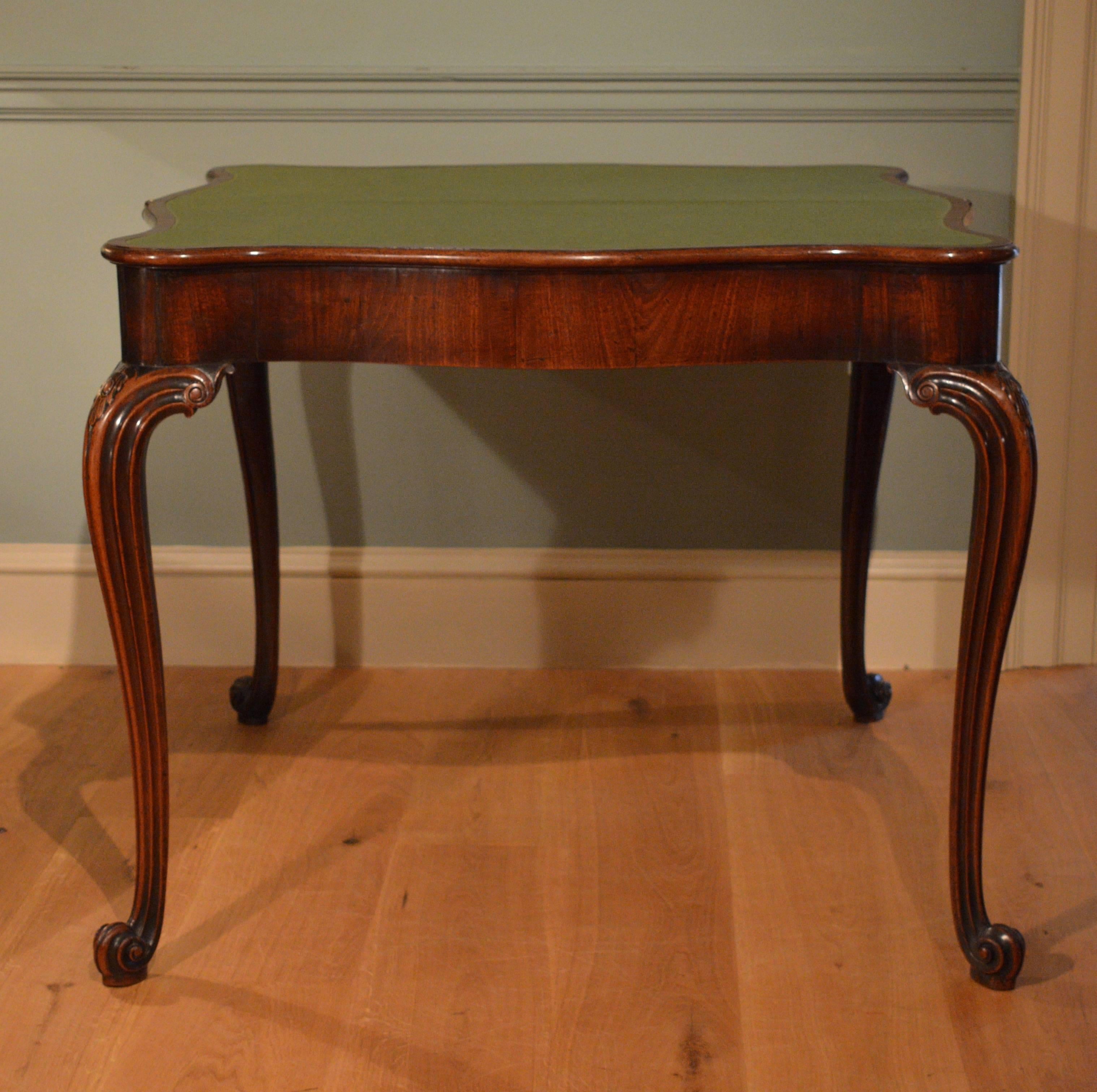 Fine 18th Century Mahogany Card Table In Excellent Condition For Sale In Salisbury Wiltshire, GB