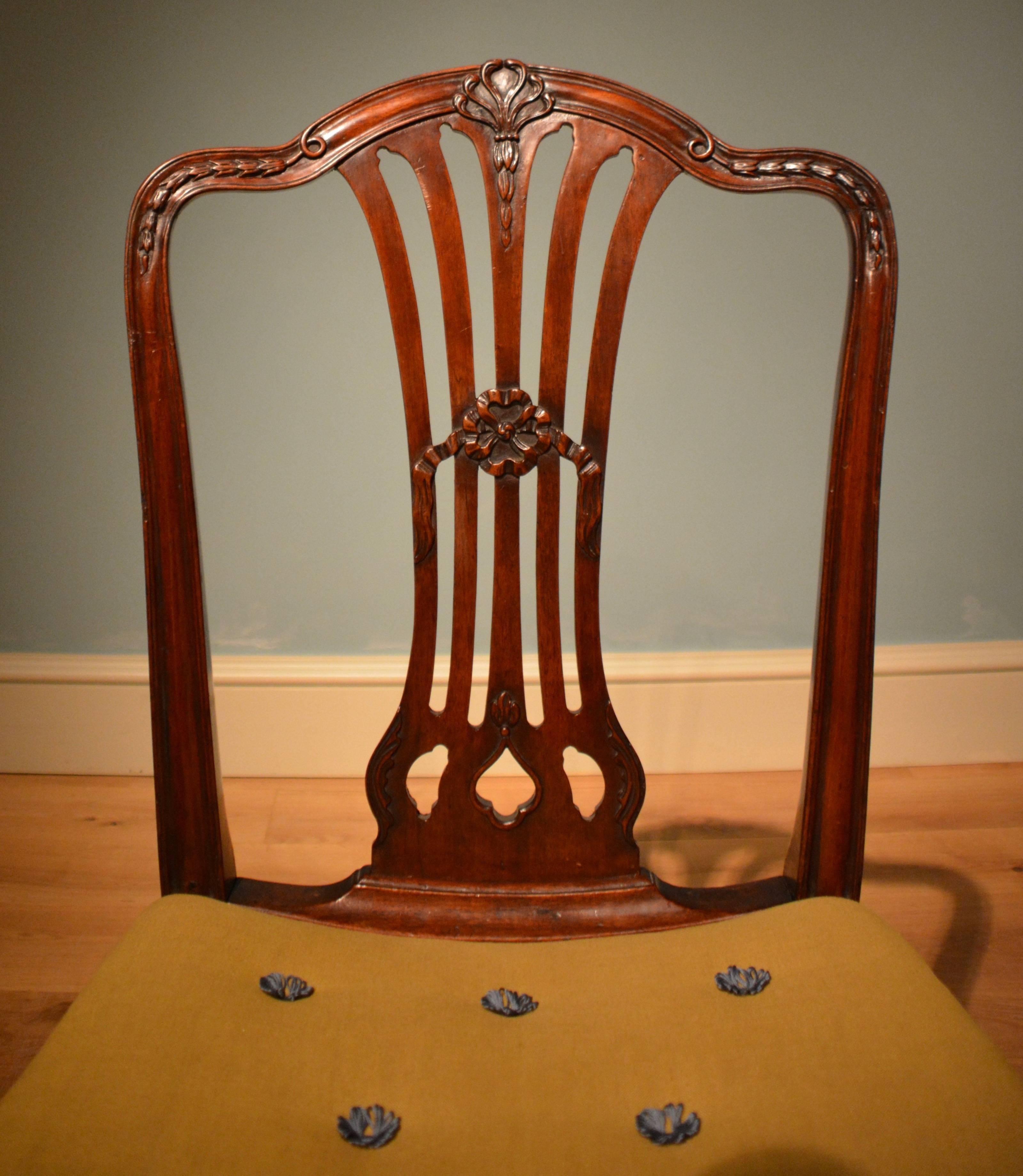 18th Century and Earlier  18th Century set of 10 Dining Chairs For Sale