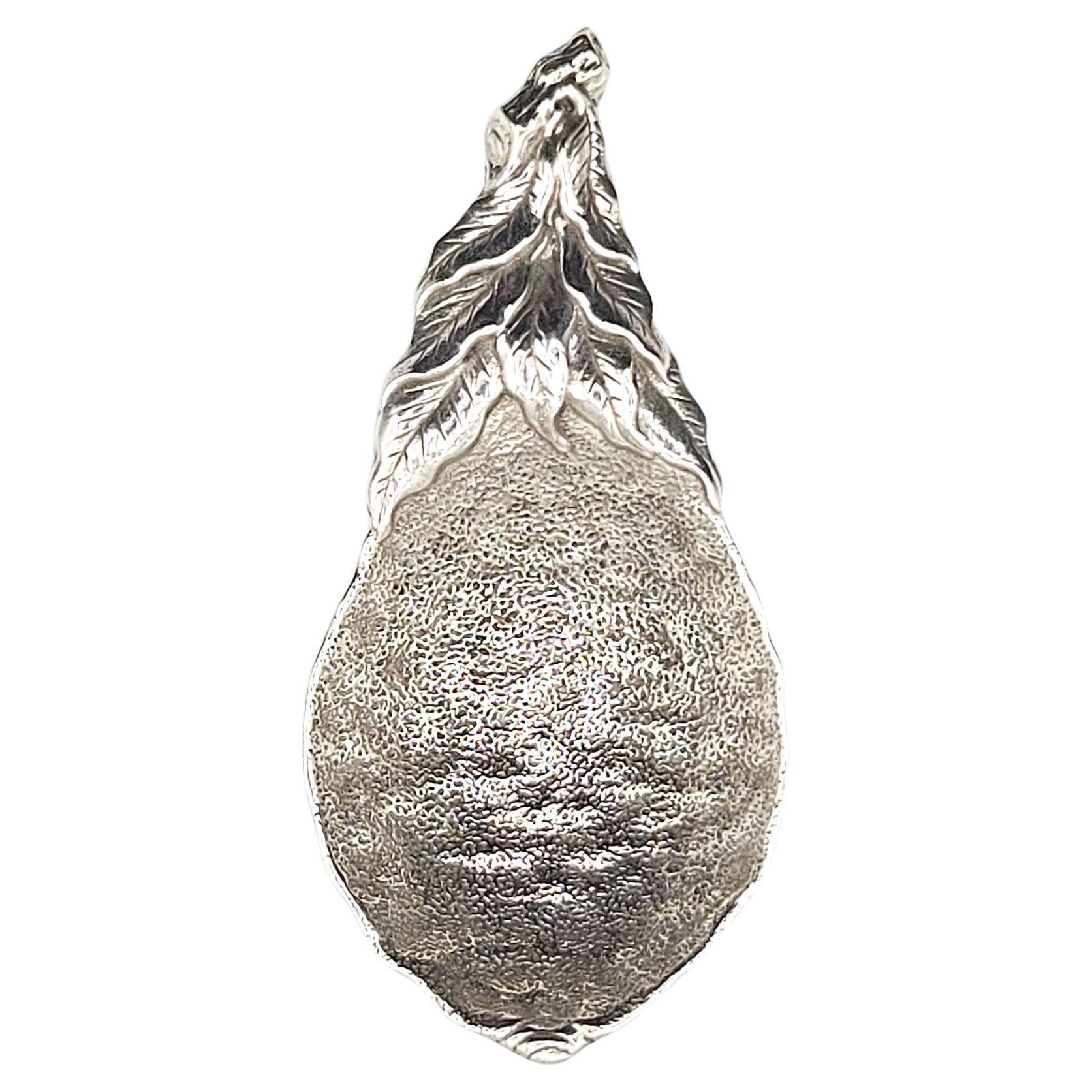 Sterling Silver Gianmaria Buccellati Sicilia Lemon Tea Caddy Spoon, Bologna 20C