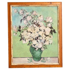 Framed Print After Van Gogh Artwork, Circa 1990